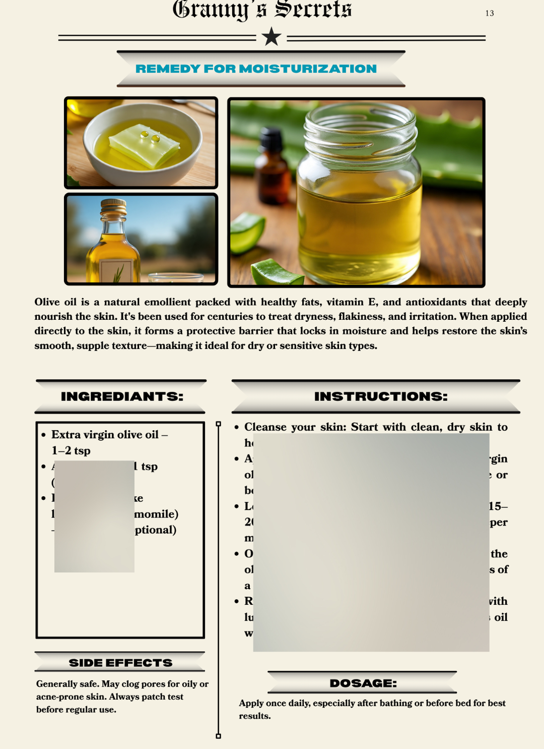 Granny's Secrets ebook - Powerful 100 Scientific Proven Natural Remedies