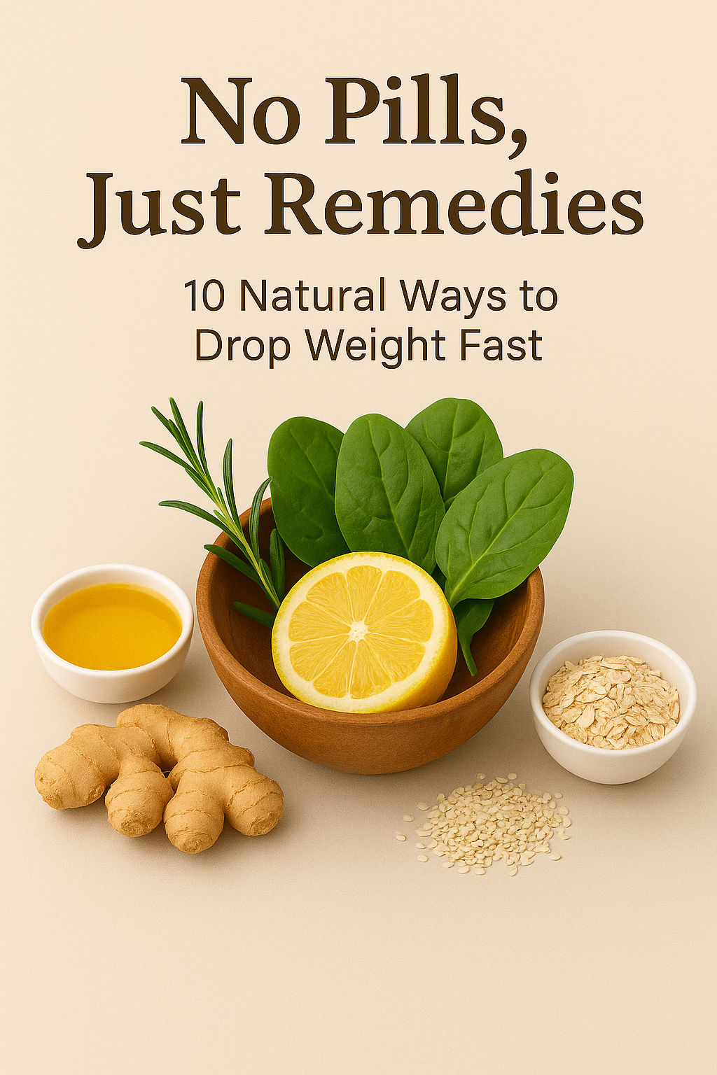 No Pills Just Remedies: For Fast Weight Loss