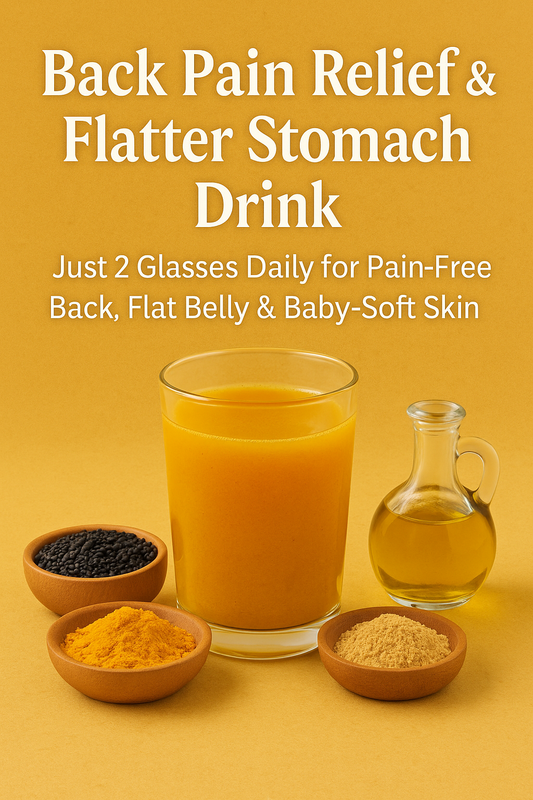 Back Pain Relief & Flatter Stomach Drink Recipe - EBOOK