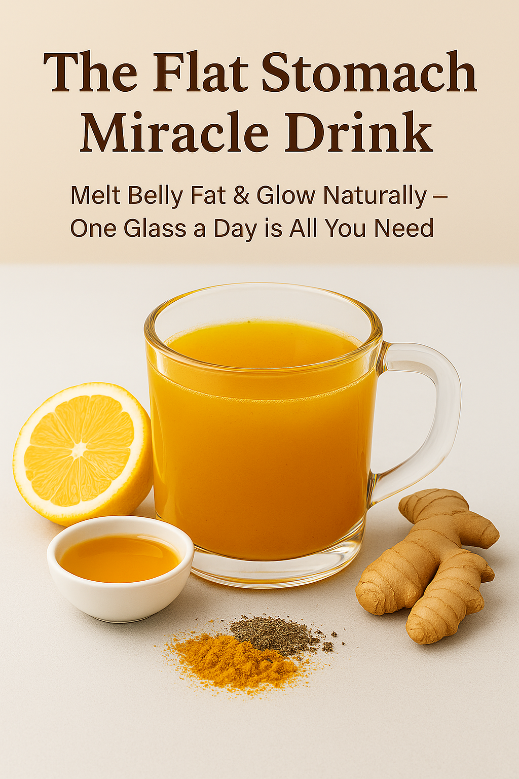 The Flat Stomach Miracle Drink Recipe